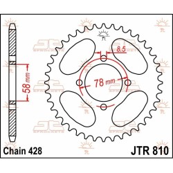 Rear Sprocket Steel
