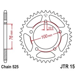 Rear Sprocket Steel