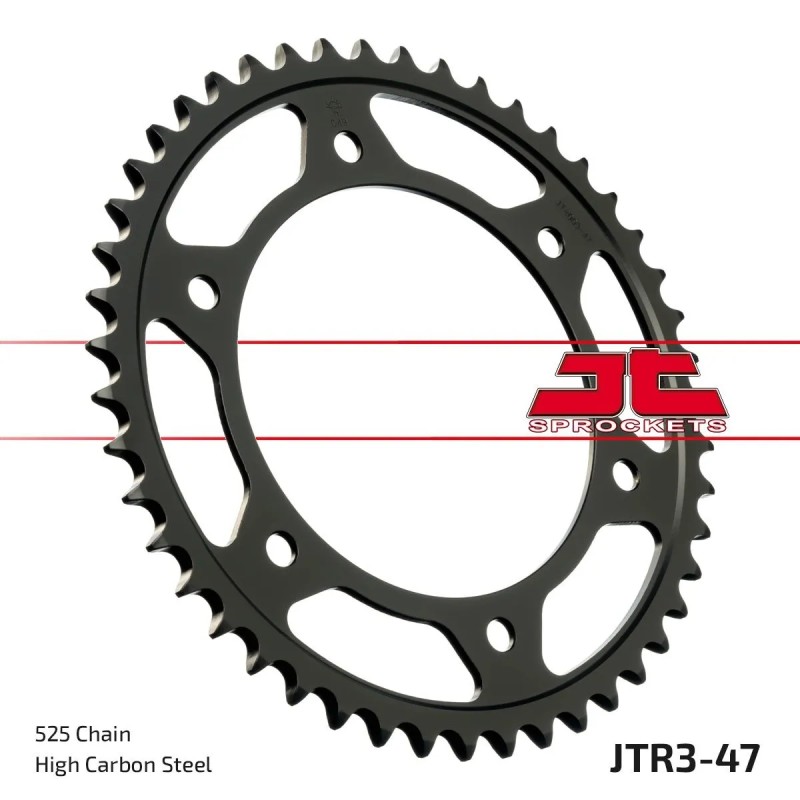 Rear Sprocket Induction Hardened Black Zinc Finish