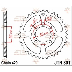 Rear Sprocket Steel