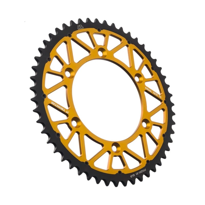 Twinstar Steel Aluminum Hybrid Sprocket