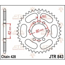 Rear Sprocket Steel