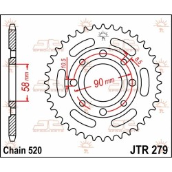 Rear Sprocket Steel
