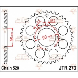 Rear Sprocket Steel
