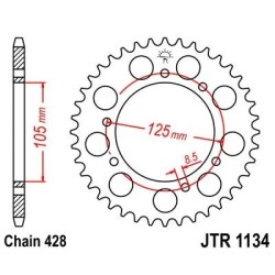 Rear Sprocket Steel