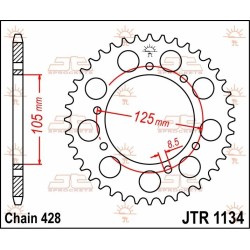 Rear Sprocket Steel