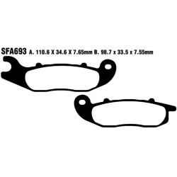 SFAC Carbon Series Scooter Brake Pads