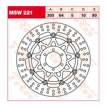 Round Floating Brake Rotor