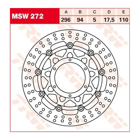Round Floating Brake Rotor
