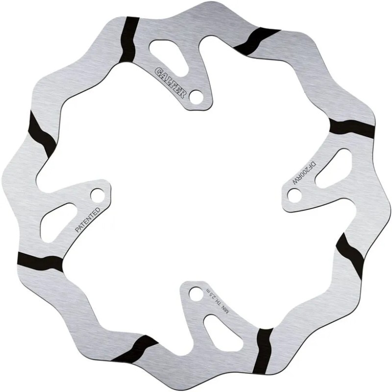 BRAKE ROTOR FIXED WAVE GROOVED OVERSIZE