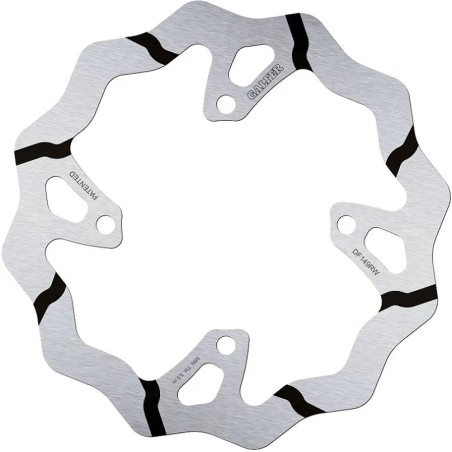 BRAKE ROTOR FIXED WAVE GROOVED OVERSIZE