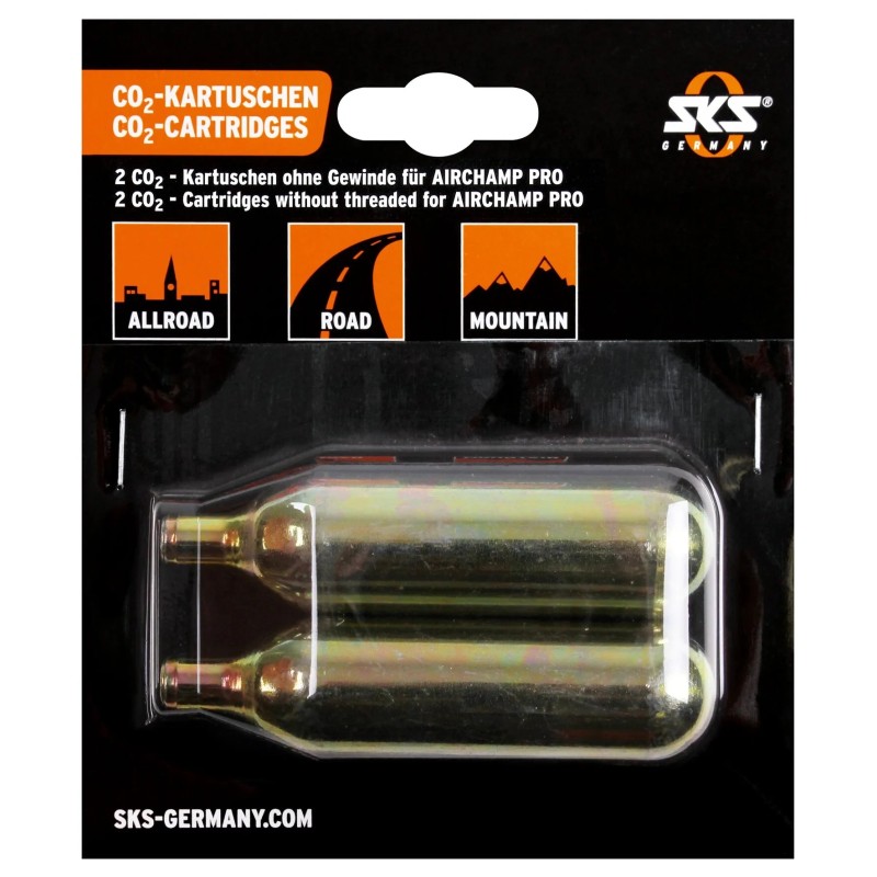 Cartouche CO2 16 g sans filetage