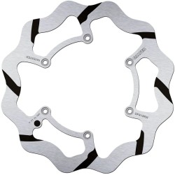 BRAKE ROTOR FIXED WAVE GROOVED OVERSIZE