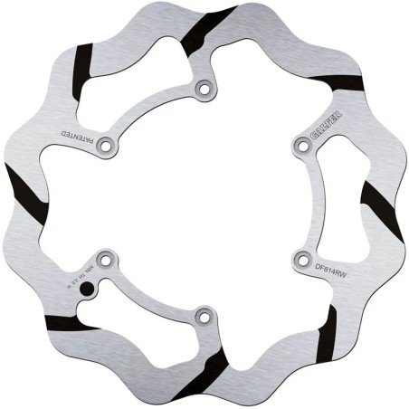 BRAKE ROTOR FIXED WAVE GROOVED OVERSIZE