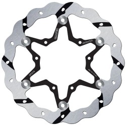 BRAKE ROTOR FLOATING WAVE GROOVED