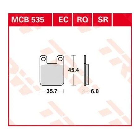 RQ Series Organic Sports Brake Pads