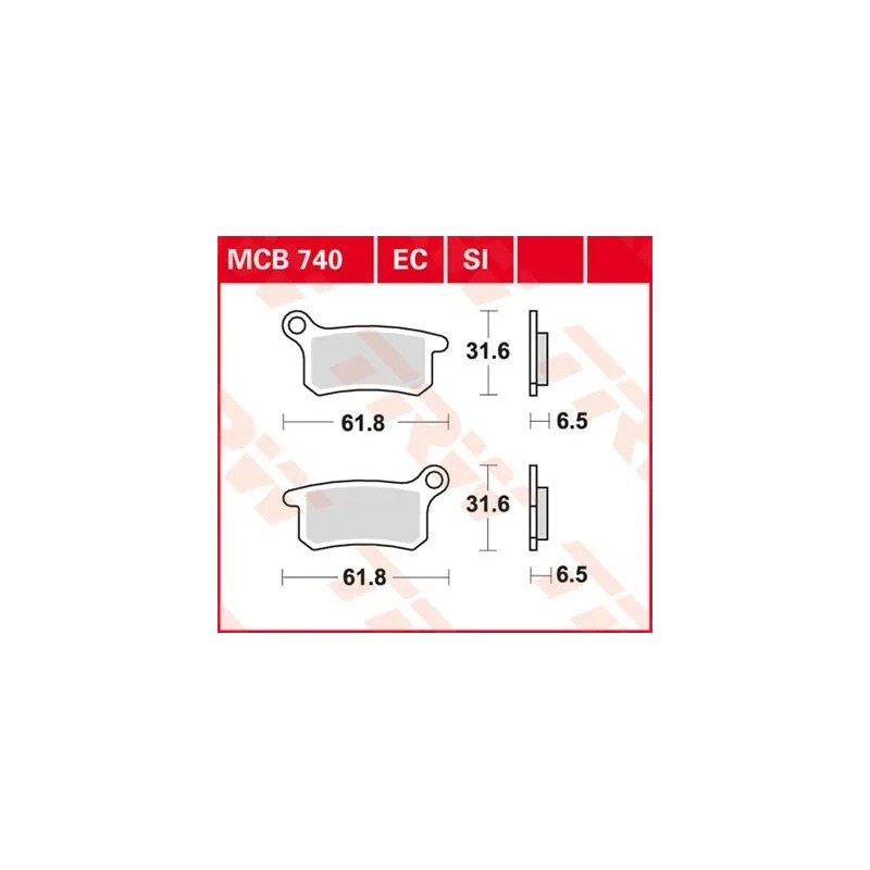 SI Series Sindered Off-Road Brake Pads