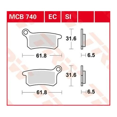 SI Series Sindered Off-Road Brake Pads