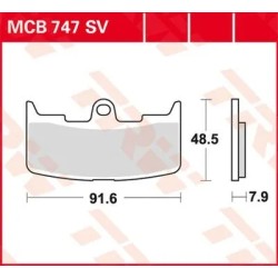 SV Series Sindered Brake Pads