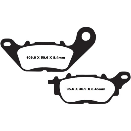 SFA Series Organic Scooter Brake Pads