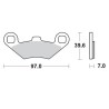 Racing Brake Pads ATV