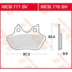 SV Series Sindered Brake Pads
