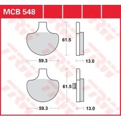 Plaquettes de frein en métal fritté polyvalentes