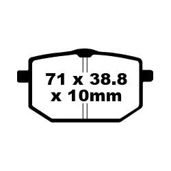 FA Series Organic Brake Pads