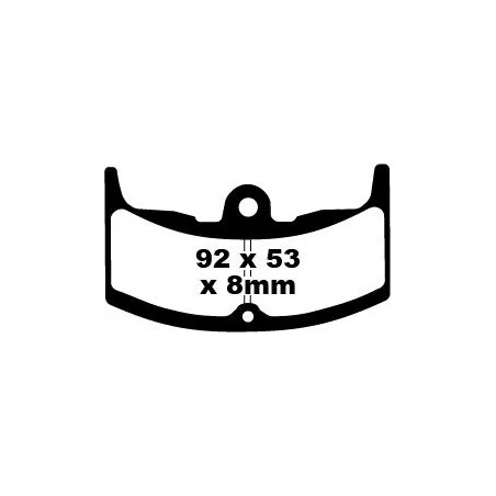 FA Series Organic Brake Pads