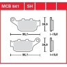 SH Series Sindered Rear Brake Pads