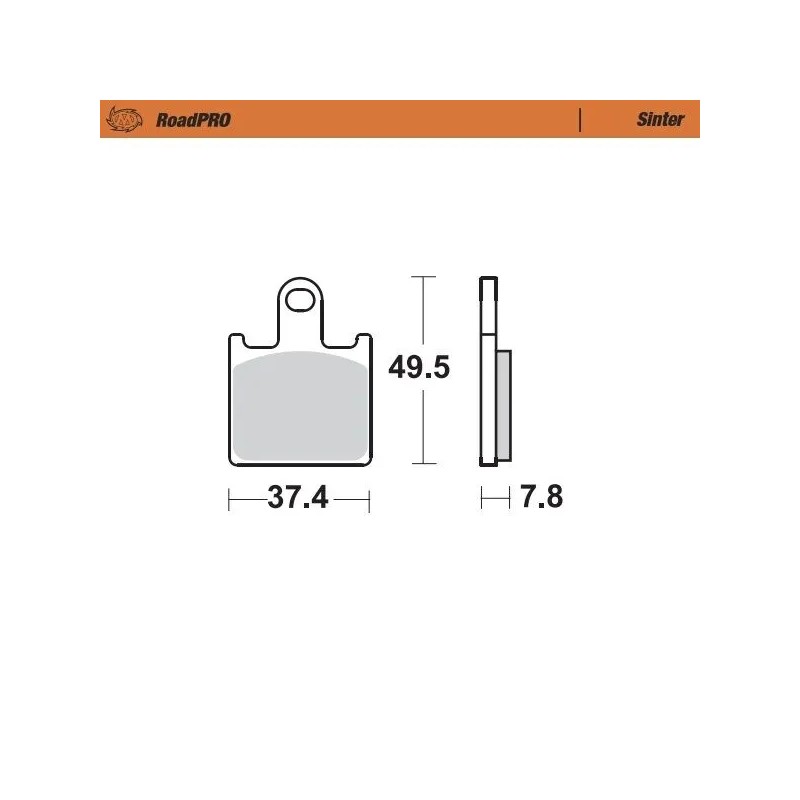 RoadPRO Sinder Brake Pad Front