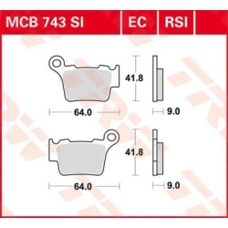 RSI Series Sindered Off-Road Race Brake Pads