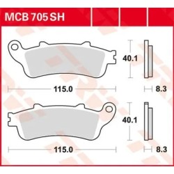 SH Series Sindered Rear Brake Pads
