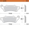 RoadPRO Sinder Brake Pad Front