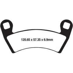 Long-Life Sintered  R  Brake Pads