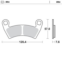 Nitro ATV Brake Pads