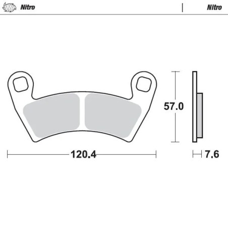 Nitro ATV Brake Pads
