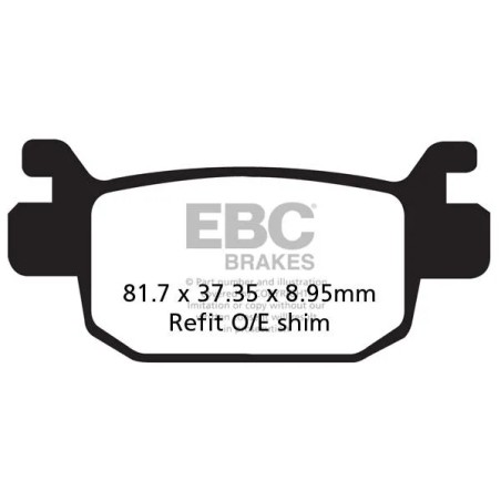 SFAC Carbon Series Scooter Brake Pads