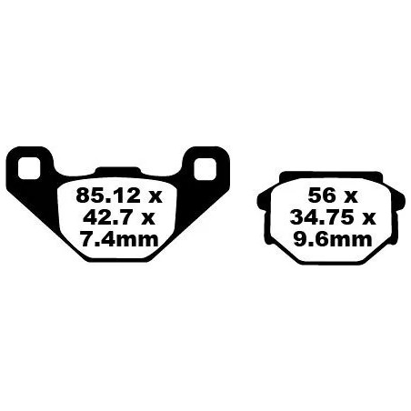 FA Series Organic Brake Pads