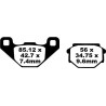 FA Series Organic Brake Pads