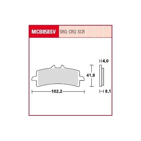CRQ Series Carbon Race Brake Pads