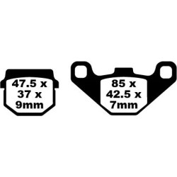 FA-HH Series Sindered Brake Pads