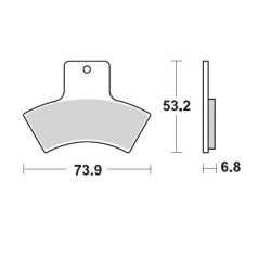 Racing Brake Pads ATV