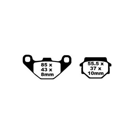 SFA-HH Series Sindered Scooter Brake Pads