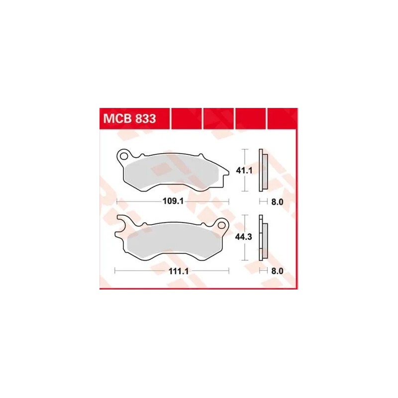 SRM Series Sindered Scooter Brake Pads
