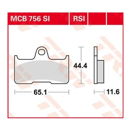 Plaquettes de Frein Off-Road Frittées Série SI