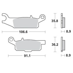 Racing Brake Pads ATV