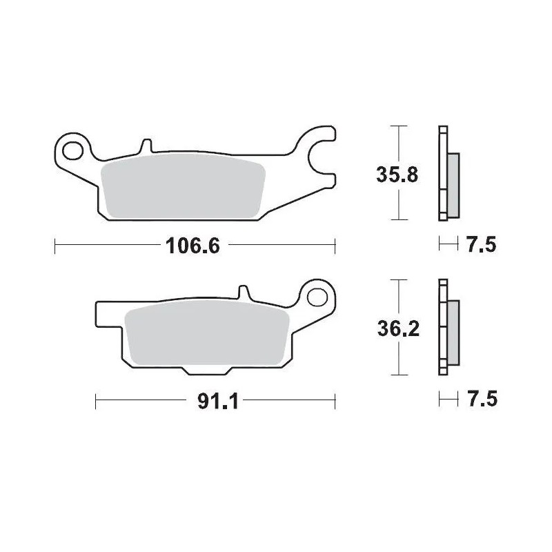 Racing Brake Pads ATV