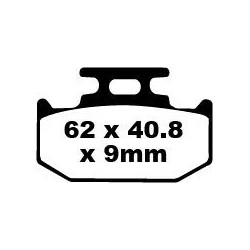 Plaquettes de frein en carbone Fusion TT Sport