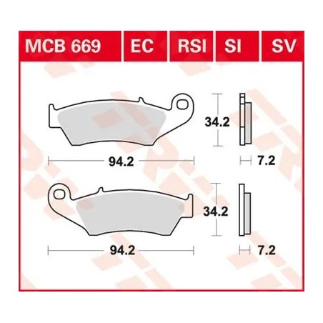 All Round Sintered Metal Brake Pads